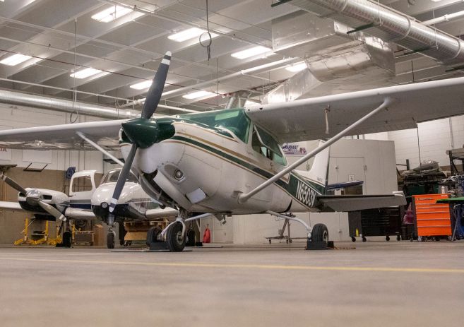 Plane in our new lab