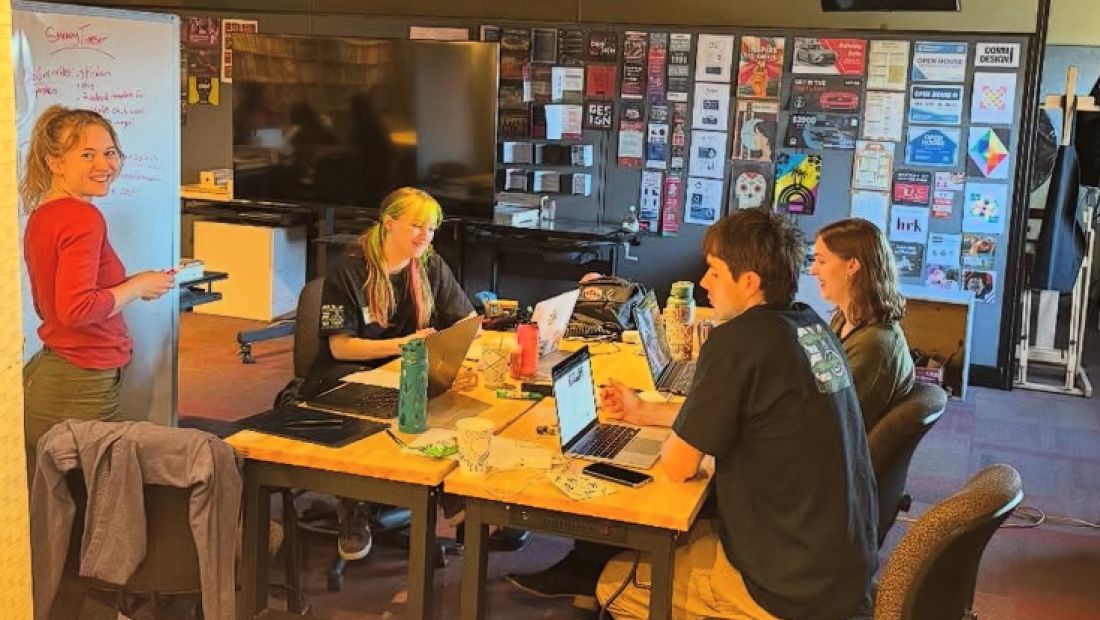 Team CycoGraphix hard at work