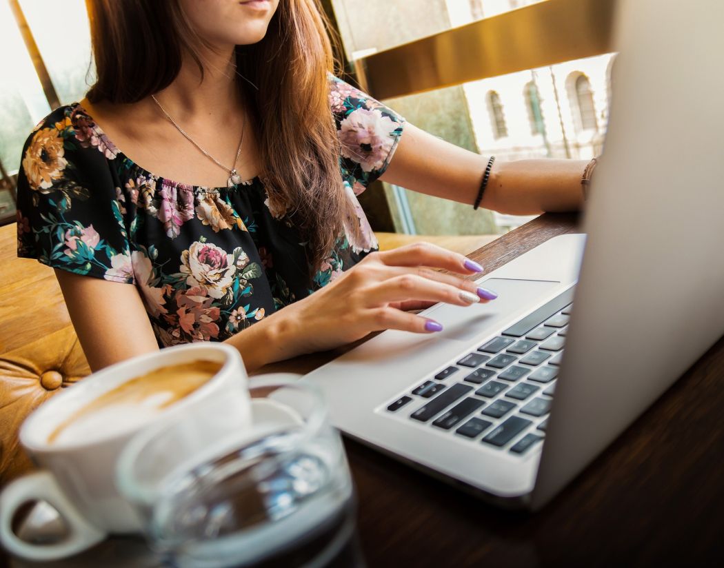 woman on laptop