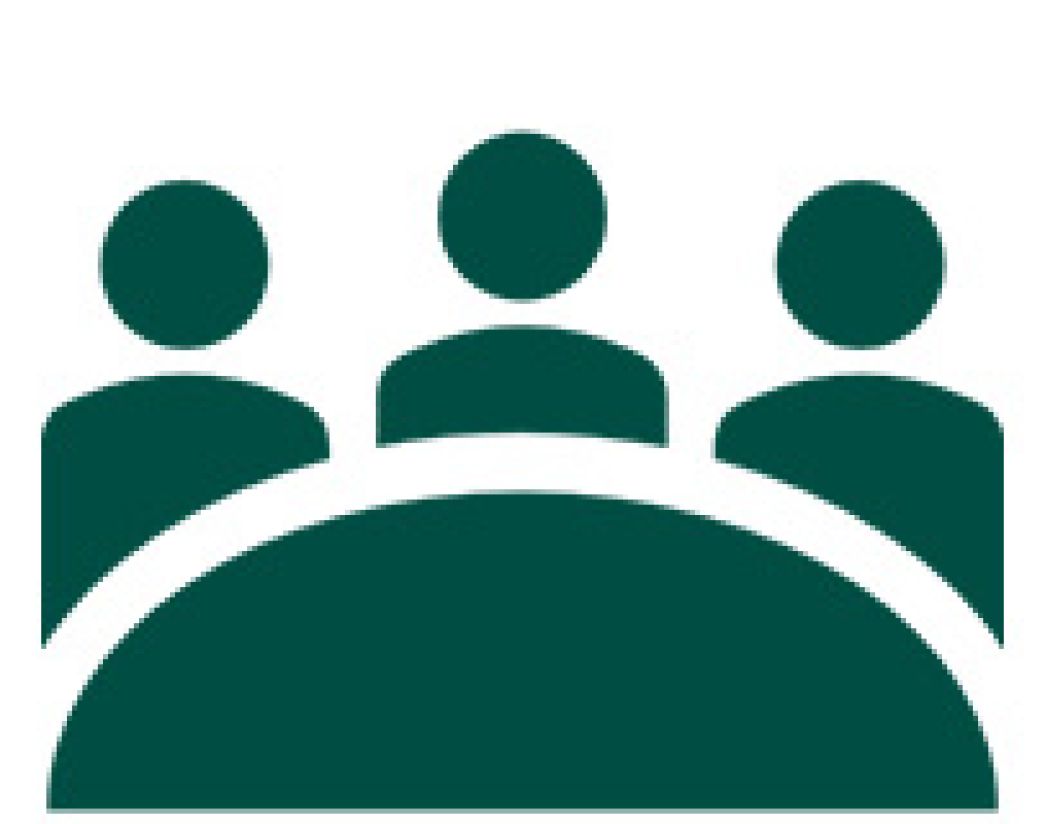 Icon of individuals in a meeting