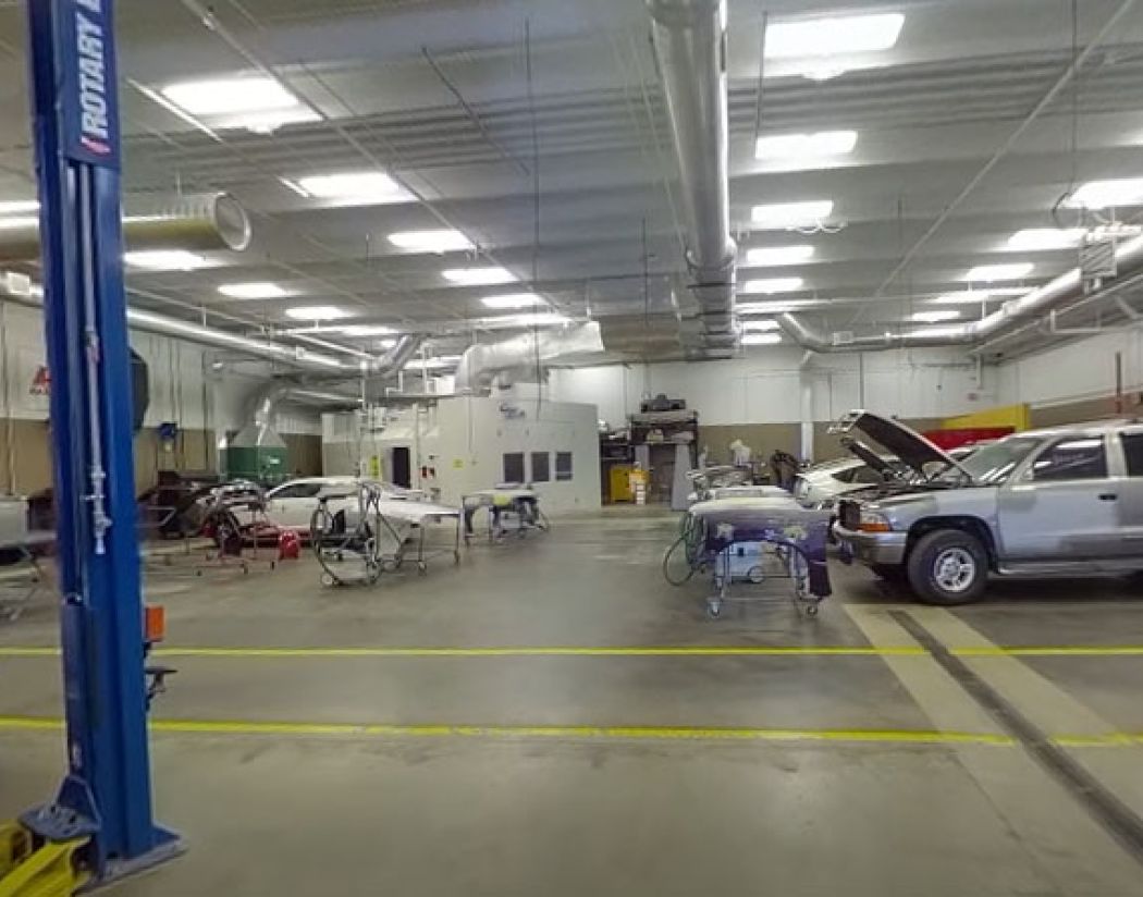 auto body lab tour video