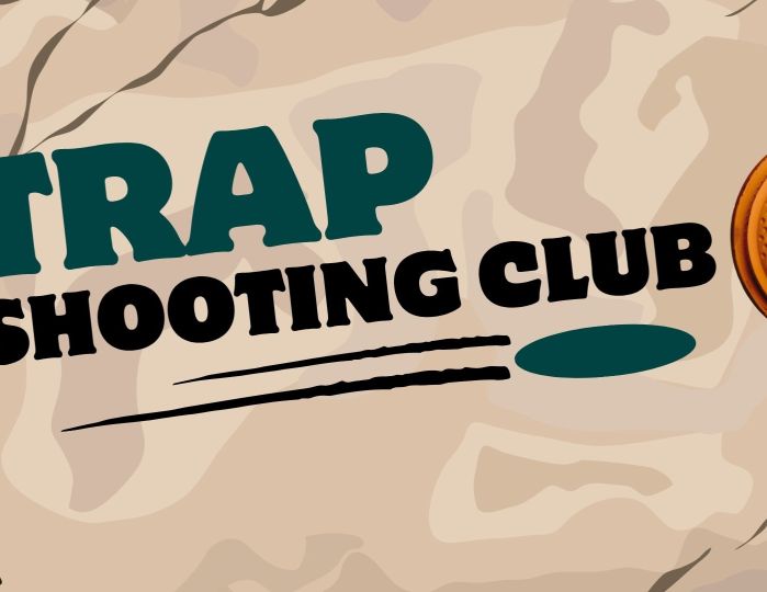 trap shooting club with clay targets