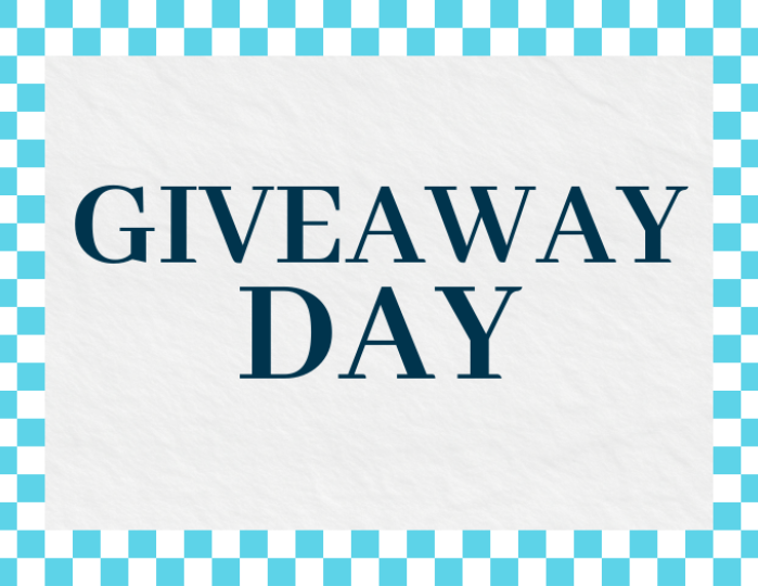 graphic with text "Giveaway Day"