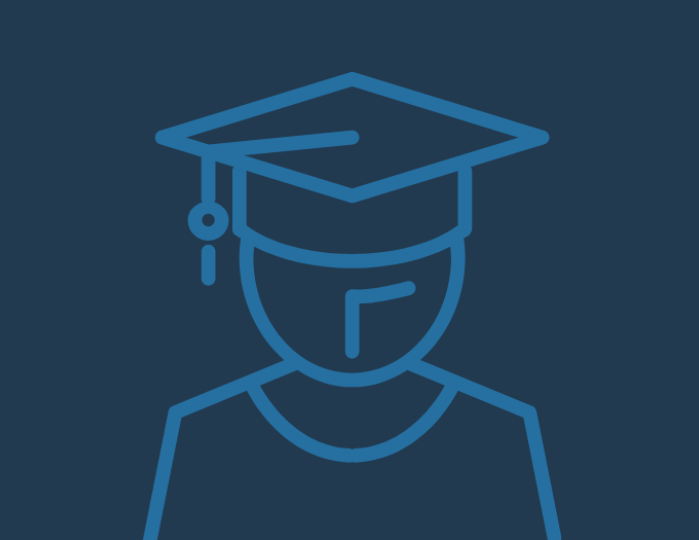 person with grad cap