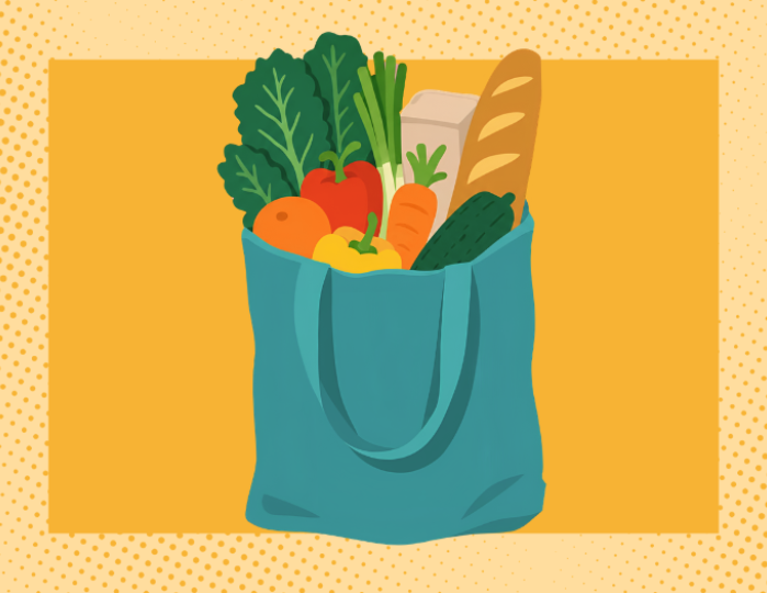 bag of groceries 