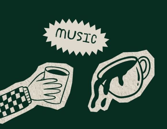 music, tea, hot coco mug