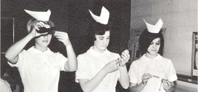 Nursing students in 1968