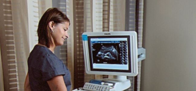Sonography student in 2011