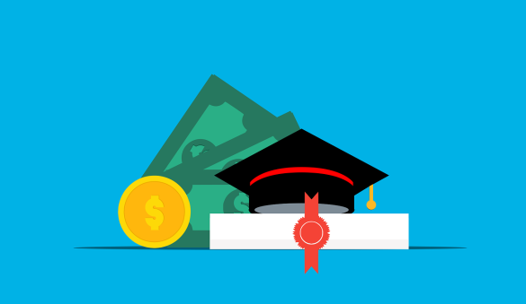 scholarship and grad cap