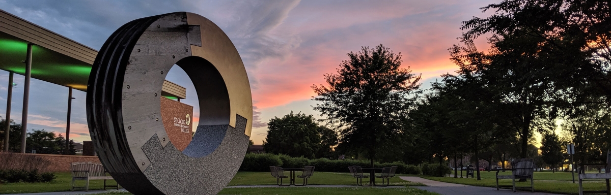 Outside of SCTCC - Donut in the evening