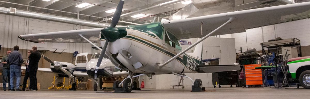 Plane in our new lab