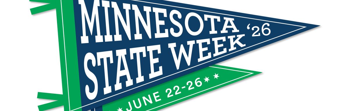 pennant of Minnesota State Week and dates
