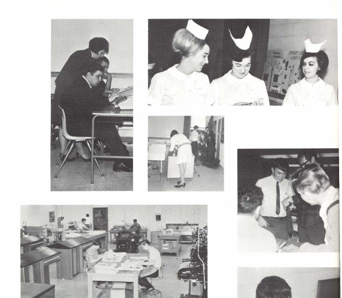 1968 yearbook page
