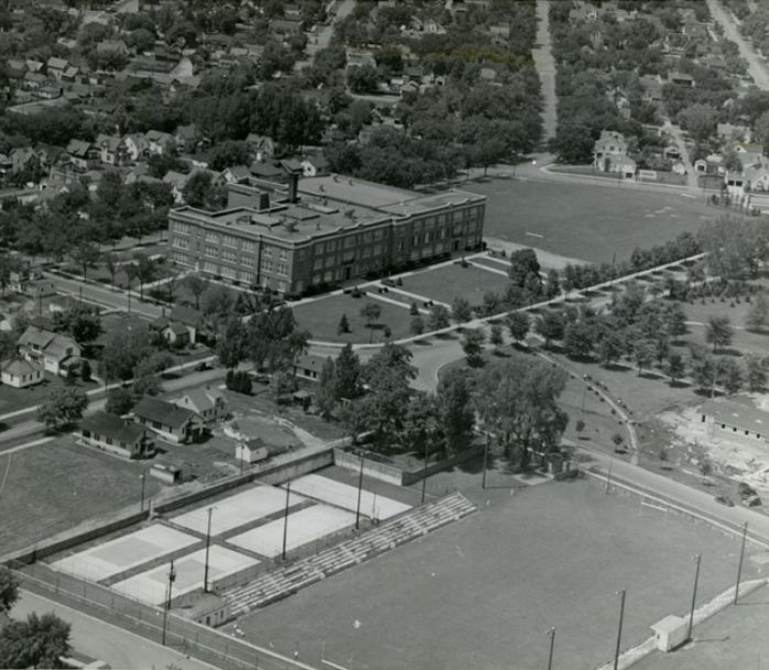 aerial view of St Cloud Technical High School