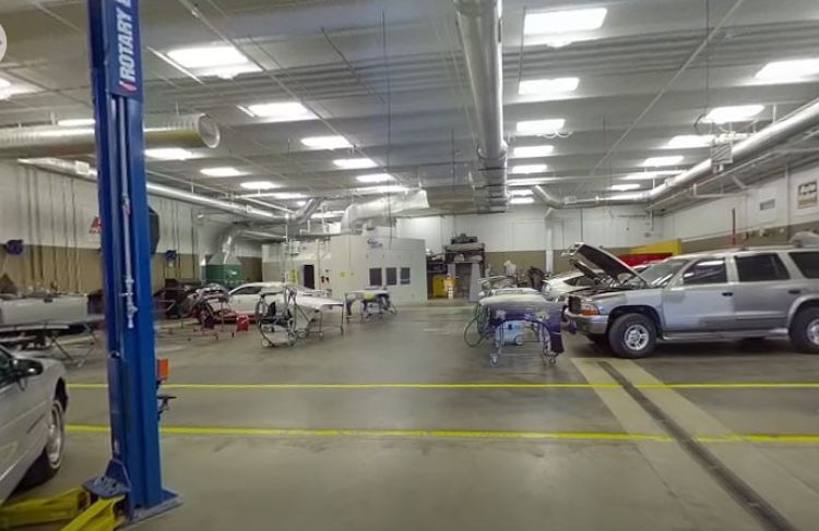 auto body lab tour video