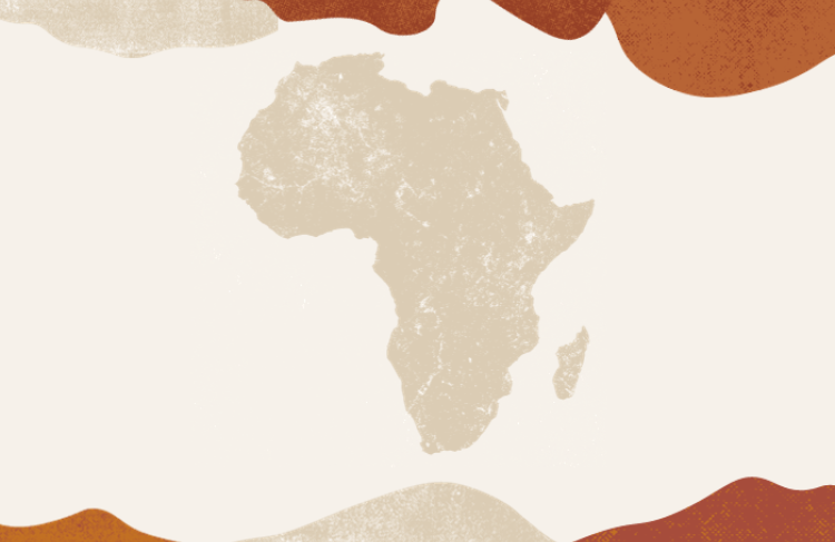 Graphic of the continent Africa