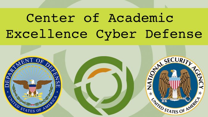 Center of Academic Excellence Cyber Defense logo