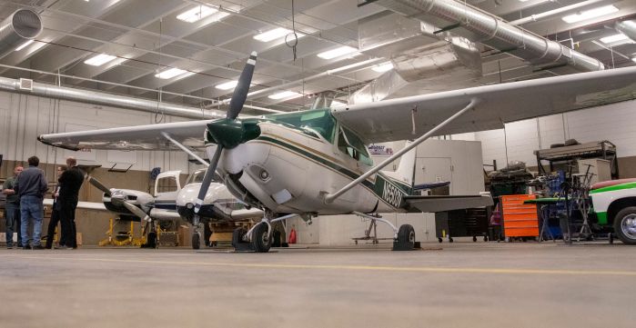 Plane in our new lab