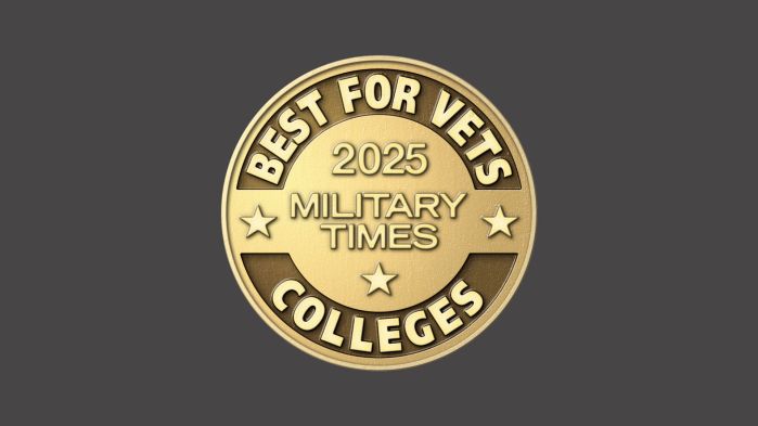 best for vets badge on grey background
