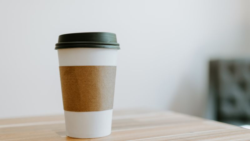 Coffee in a to-go cup