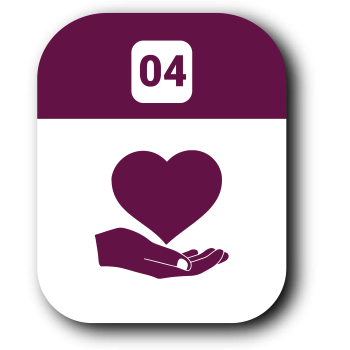 #4 hand holding a heart