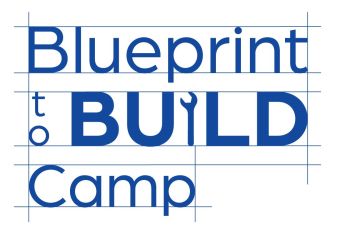 blueprint to build camp text in graph paper look