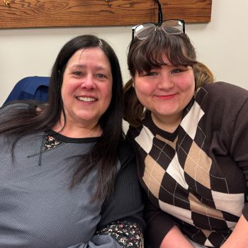 carol and molly smiling