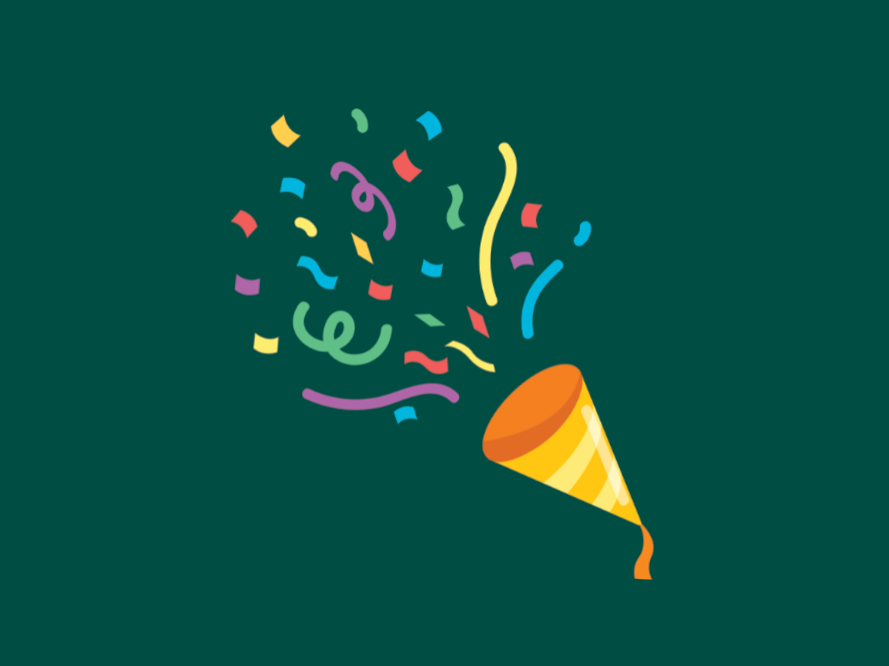 Confetti Popper Graphic